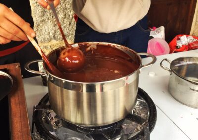 Chocolatada para dar la bienvenida a 2020